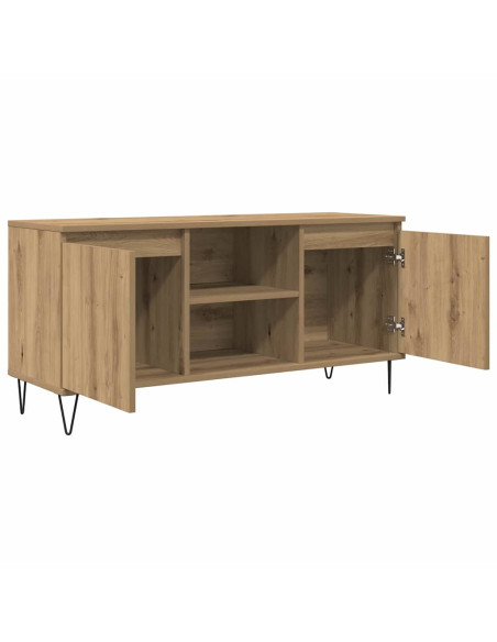 Mobile TV Rovere artigianale 104 x 35 x 50 cm Legno multistrato