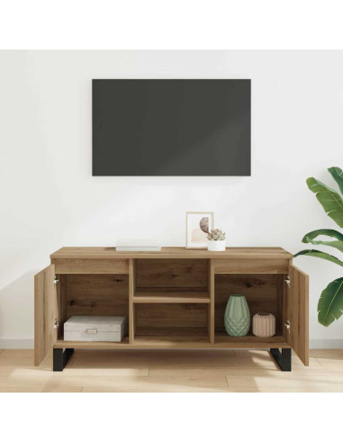 Mobile TV Rovere artigianale 104 x 35 x 50 cm Legno multistrato