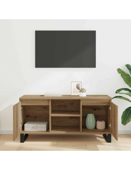 Mobile TV Rovere artigianale 104 x 35 x 50 cm Legno multistrato