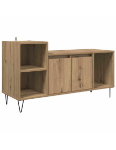 Mobile TV Rovere artigianale 100 x 35 x 55 cm Legno multistrato 2