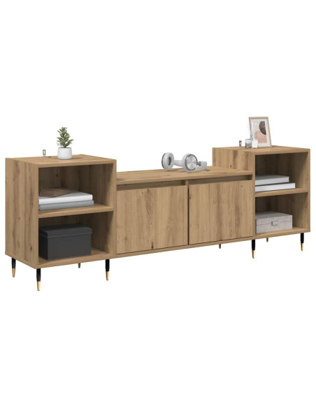 Mobile TV Rovere artigianale 160 x 35 x 55 cm Legno multistrato