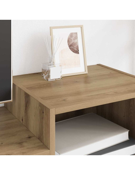 Mobile TV Rovere artigianale 160 x 35 x 55 cm Legno multistrato