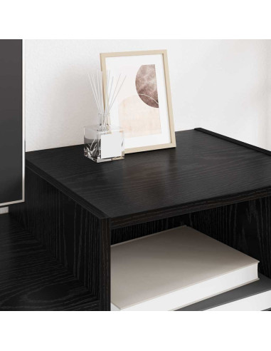 Mobile TV Rovere Nero 160 x 35 x 55 cm Legno multistrato