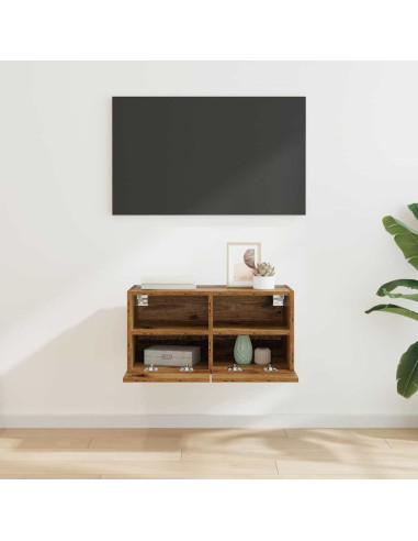 Mobile TV da parete Legno vecchio 60 x 30 x 30 cm