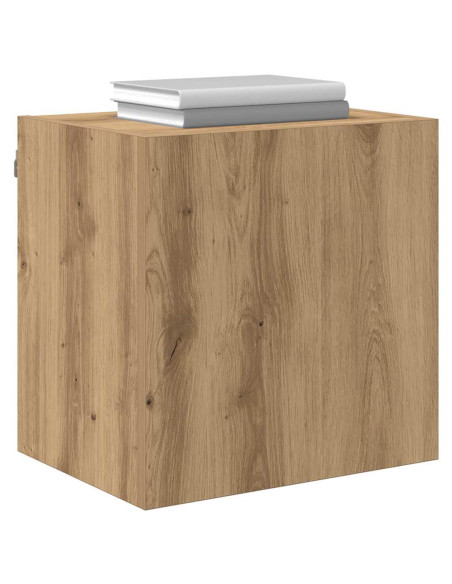 Mobiletti TV da Parete 2 pcs Rovere artigianale 40,5x30x40cm