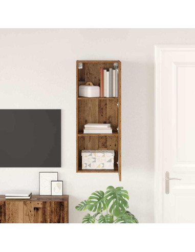Mobile TV da parete Legno vecchio 40,5 x 30 x 102 cm