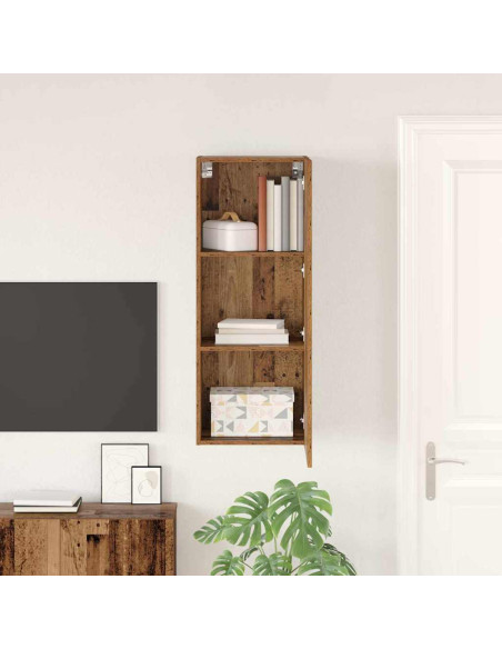 Mobile TV da parete Legno vecchio 40,5 x 30 x 102 cm