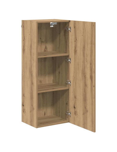 Mobile TV da parete Rovere artigianale 40,5 x 30 x 102 cm