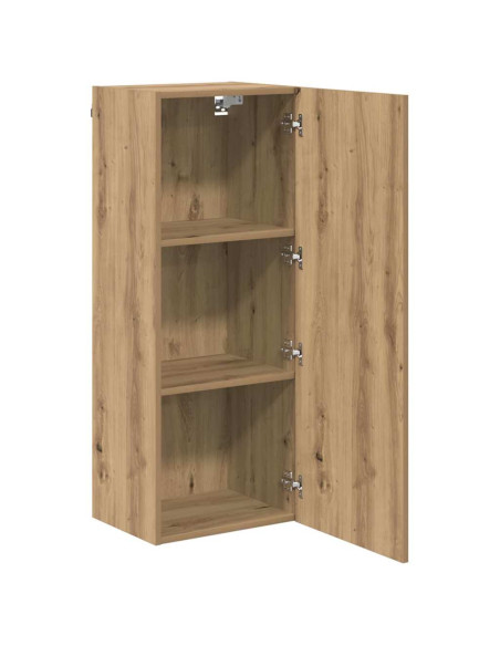 Mobile TV da parete Rovere artigianale 40,5 x 30 x 102 cm