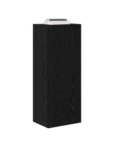 Mobile TV da parete Rovere Nero 40,5 x 30 x 102 cm