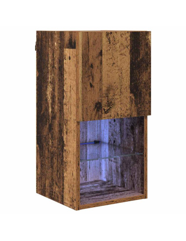 Mobile TV da Parete Legno vecchio 30,5 x 30 x 60 cm