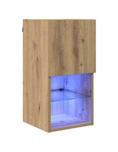 Mobile TV da Parete Rovere artigianale 30,5 x 30 x 60 cm 2