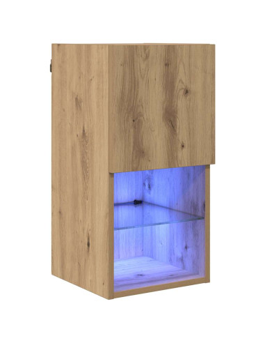 Mobile TV da Parete Rovere artigianale 30,5 x 30 x 60 cm