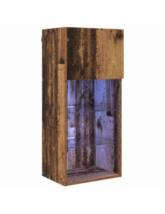 Mobile TV da Parete Legno vecchio 40,5 x 30 x 90 cm 2