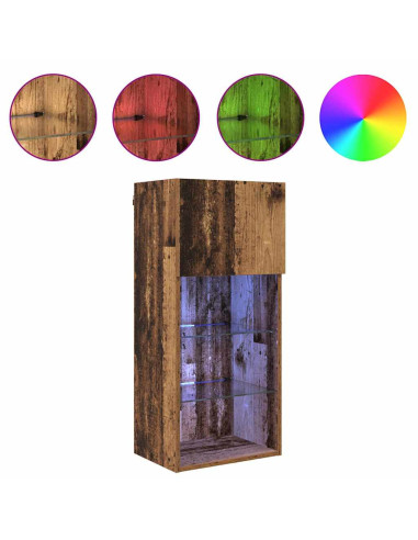 Mobile TV da Parete Legno vecchio 40,5 x 30 x 90 cm