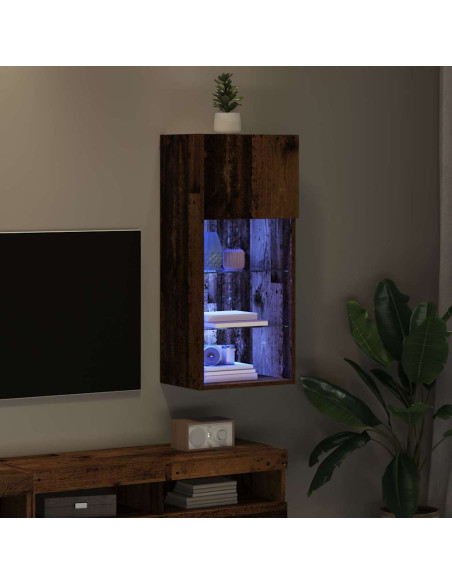 Mobile TV da Parete Legno vecchio 40,5 x 30 x 90 cm