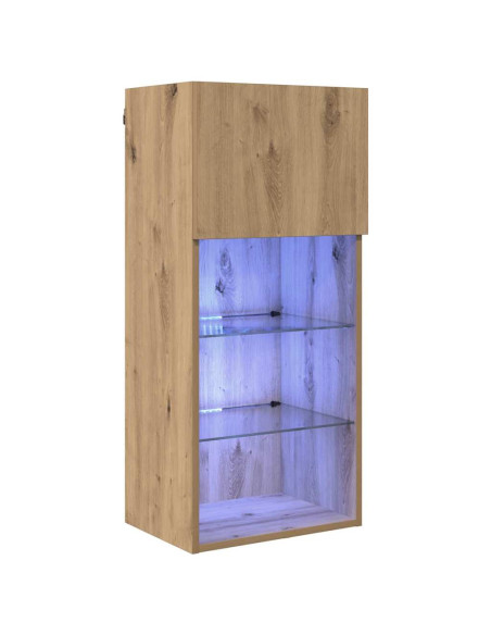 Mobile TV da Parete Rovere artigianale 40,5 x 30 x 90 cm