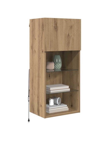 Mobile TV da Parete Rovere artigianale 40,5 x 30 x 90 cm