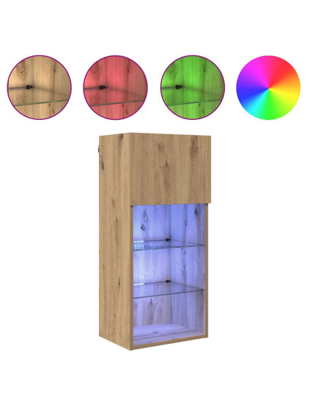 Mobile TV da Parete Rovere artigianale 40,5 x 30 x 90 cm