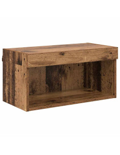 Set mobile TV con led Legno vecchio Legno multistrato 2