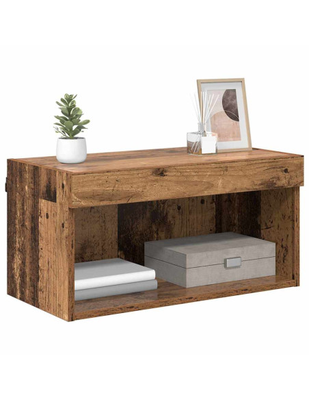 Set mobile TV con led Legno vecchio Legno multistrato