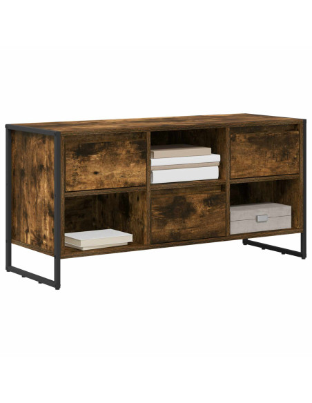 Mobile TV Quercia Fumosa 100 x 36 x 49,5 cm Legno multistrato