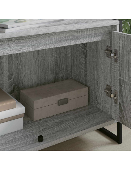 Mobile TV Grigio Sonoma 140 x 36 x 49.5 cm Legno multistrato