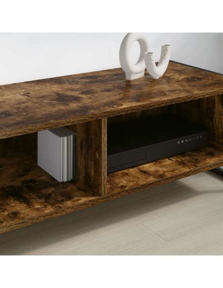 Mobile TV Quercia Fumosa 100 x 36.5 x 30.5 cm Legno multistrato