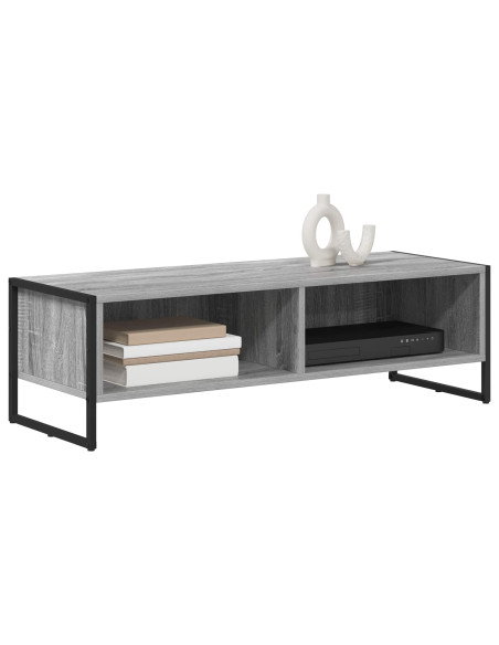 Mobile TV Grigio Sonoma 100 x 36.5 x 30.5 cm Legno multistrato