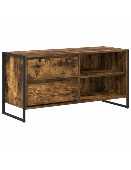 Mobile TV Quercia Fumosa 100 x 36 x 49,5 cm Legno multistrato