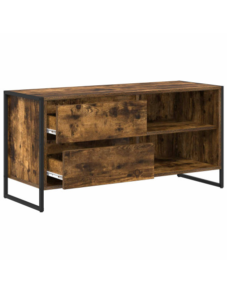 Mobile TV Quercia Fumosa 100 x 36 x 49,5 cm Legno multistrato