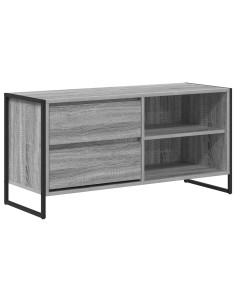 Mobile TV Grigio Sonoma 100 x 36 x 49,5 cm Legno multistrato 2