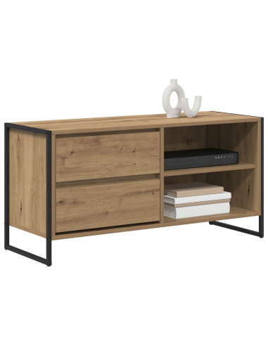 Mobile TV con cassetto Rovere Artigianale 100 x 36 x 49,5 cm