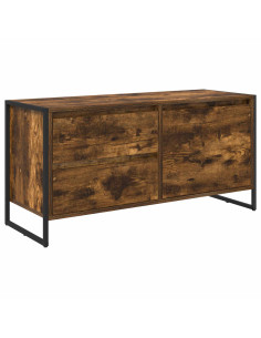 Mobile TV Quercia Fumosa 100 x 36 x 49.5 cm Legno multistrato 2