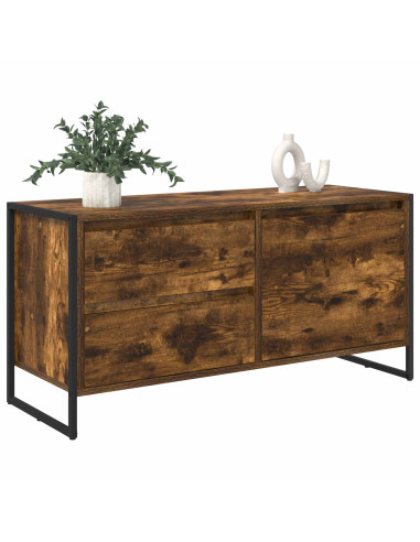 Mobile TV Quercia Fumosa 100 x 36 x 49.5 cm Legno multistrato