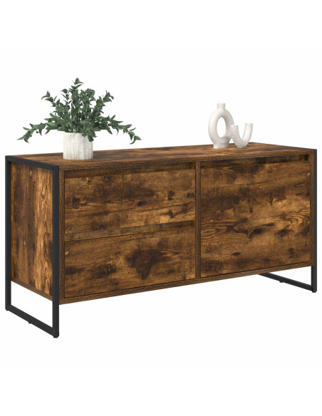 Mobile TV Quercia Fumosa 100 x 36 x 49.5 cm Legno multistrato