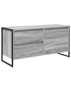 Mobile TV Grigio Sonoma 100 x 36 x 49.5 cm Legno multistrato 2