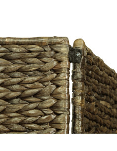 Paravento a 3 Pannelli Marrone 116x160 cm in Giacinto d'Acqua