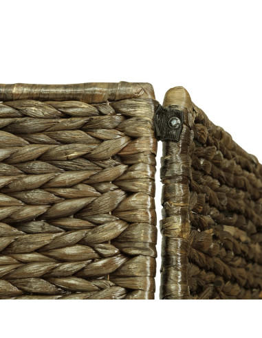 Paravento a 3 Pannelli Marrone 116x160 cm in Giacinto d'Acqua