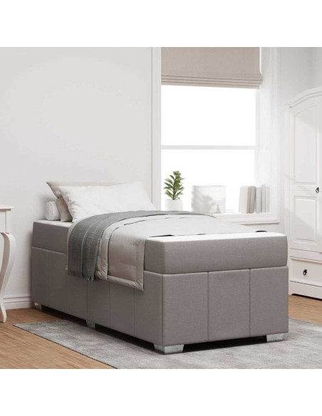 Struttura del letto con materasso Talpa 90 x 200 cm Tessuto