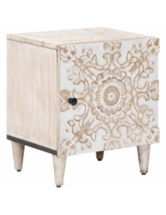 Armadio da Notte Bianco 40 x 33,5 x 46 cm