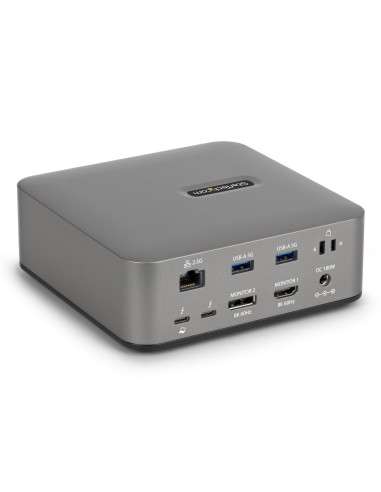 StarTech.com 215UE-TB5USB4DOCK replicatore di porte e docking station per laptop Cablato Thunderbolt 5 Grigio