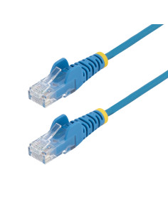 StarTech.com Cavo Ethernet CAT6 Blu da 7m Patch UTP con Plug RJ45 Antigroviglio e Rilievi di Trazione, Cavo Lan Slim in Rame Pur