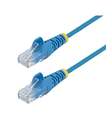 StarTech.com Cavo Ethernet CAT6 Blu da 7m Patch UTP con Plug RJ45 Antigroviglio e Rilievi di Trazione, Cavo Lan Slim in Rame Pur
