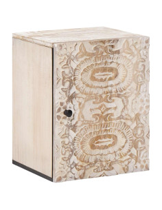 Mobile Appeso da Bagno con porta Bianco 38 x 33,5 x 48 cm