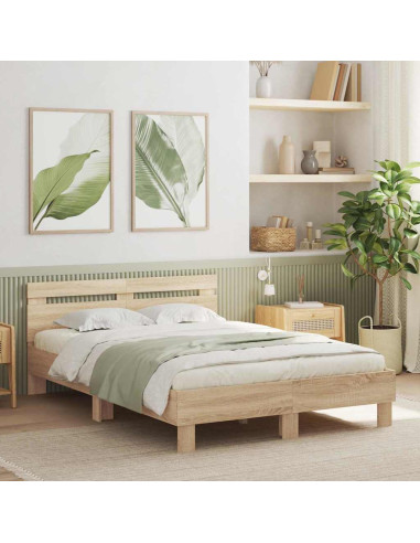 Struttura del letto Sonoma 137 x 190 cm Legno multistrato