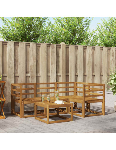 Set di divani da esterno 5 pcs Naturale