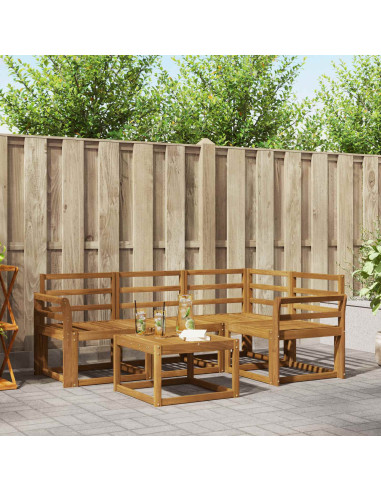 Set di divani da esterno 5 pcs Naturale