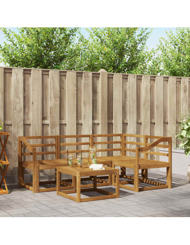 Set di divani da esterno 5 pcs Naturale