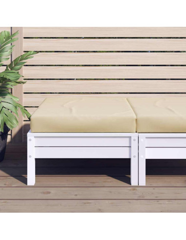 Cuscino per Pallet Beige 60x60x8 cm in Tessuto Oxford